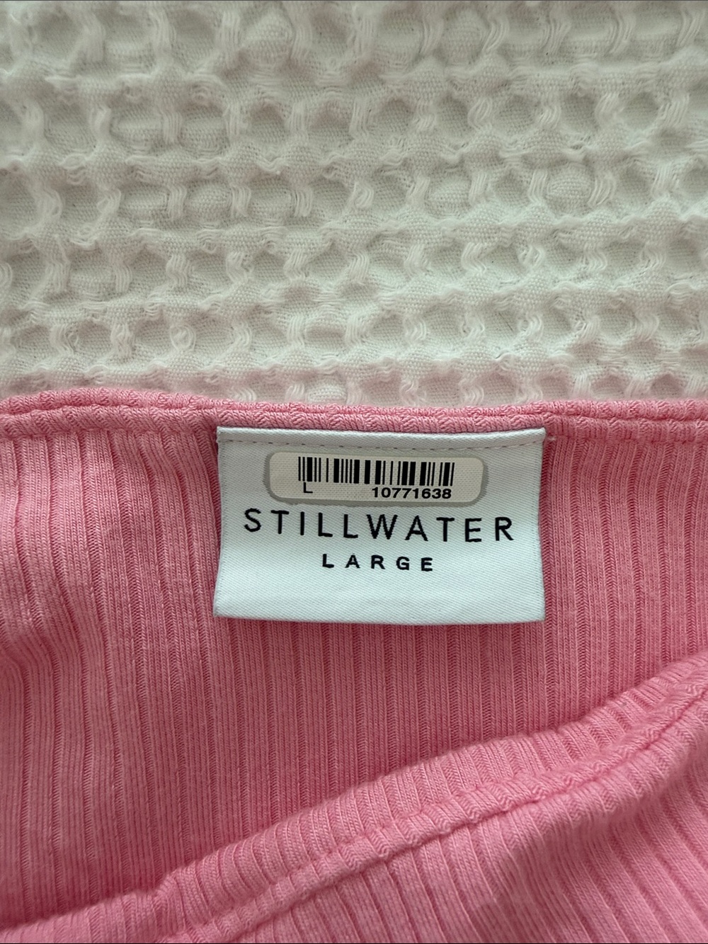 Stillwater L Strapless Pink Ribbed Maxi Dress with Side Slit - Picture 4 of 5
